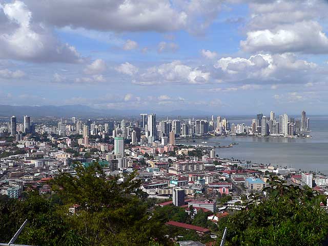 panama city view from ancon hill