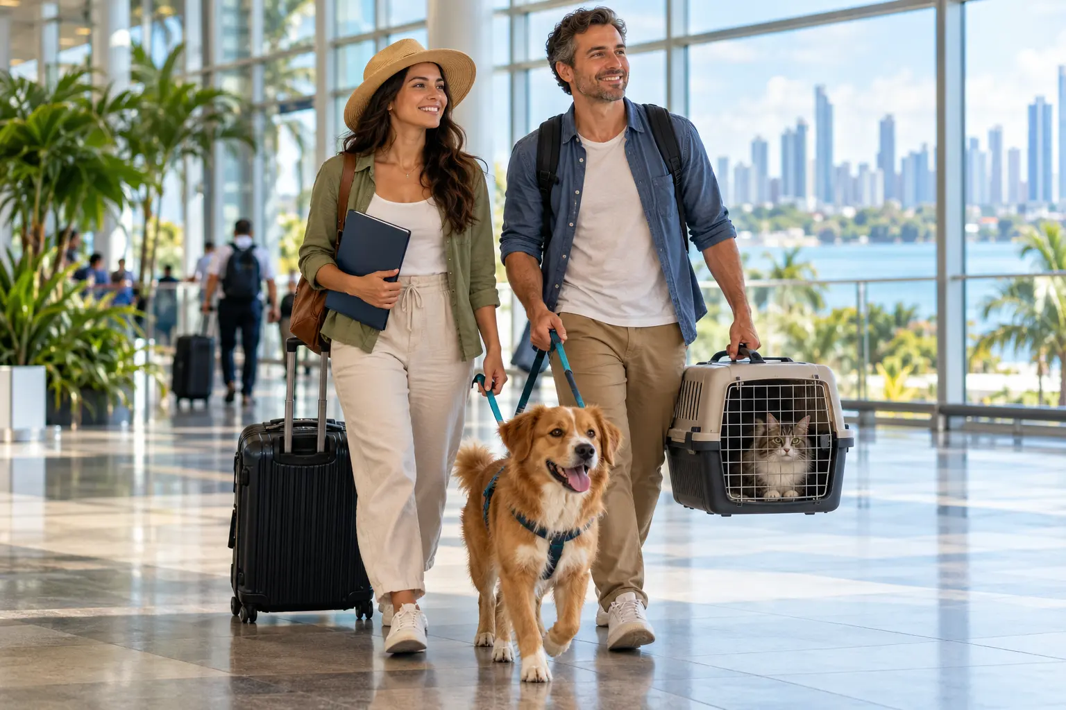 Bringing pets to Panama with dogs and cats