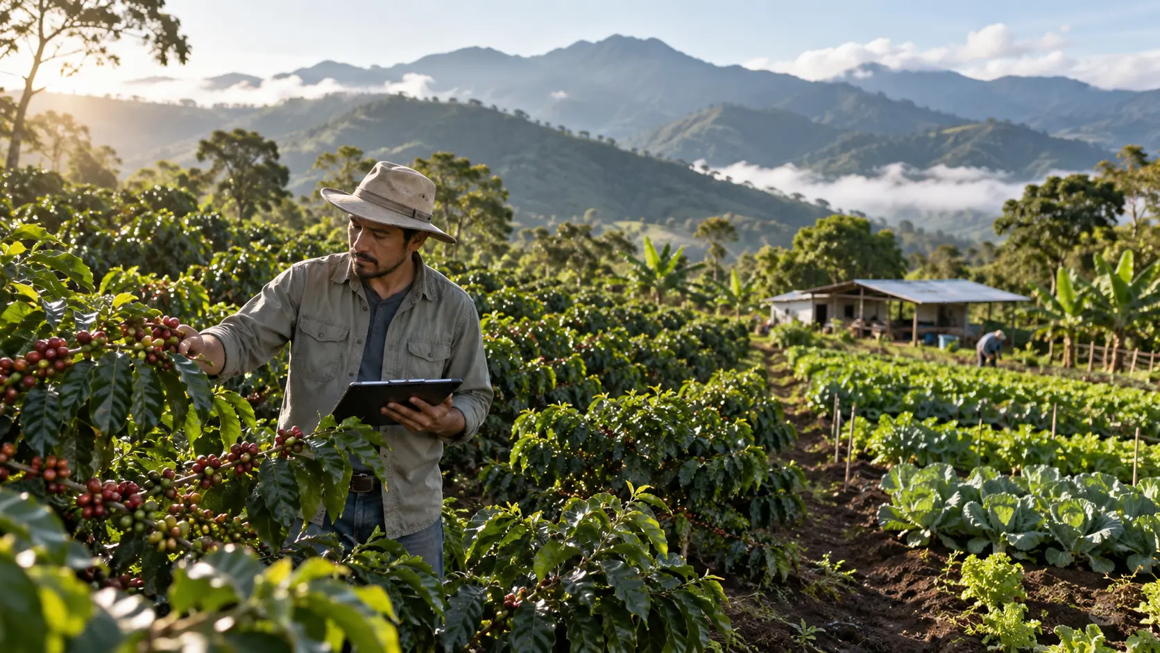 Panama agricultural investment in a coffee and vegetable farm